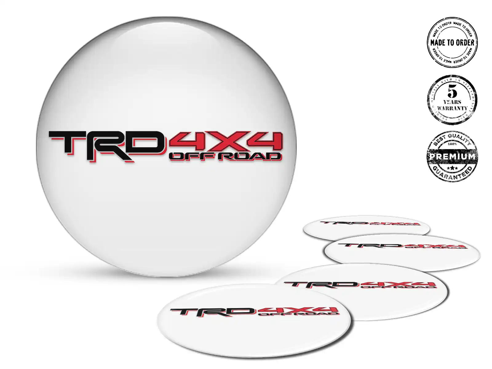 Toyota TRD Pegatinas Silicona Pro Racing Cuántico